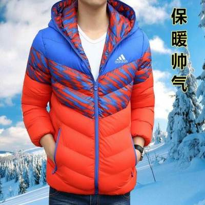阿迪達(dá)斯冬季加厚保暖男士棉衣外套青年學(xué)生羽絨棉服韓版修身棉襖-無錫音像制品