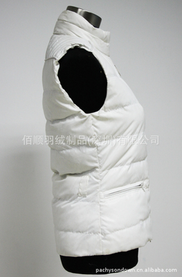 【外貿(mào)原單收腰女裝防水保暖羽絨背心馬甲工廠生產(chǎn)供應(yīng)批發(fā)084】價格,廠家,圖片,服裝加工,佰順羽絨制品(深圳)-