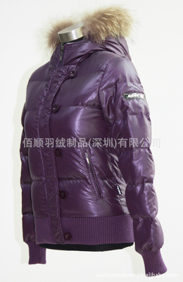 【制衣工廠生產(chǎn)批發(fā)供應(yīng)外貿(mào)服裝連帽毛條防水防寒保暖女裝羽絨服81】價(jià)格,廠家,圖片,服裝加工,佰順羽絨制品(深圳)-